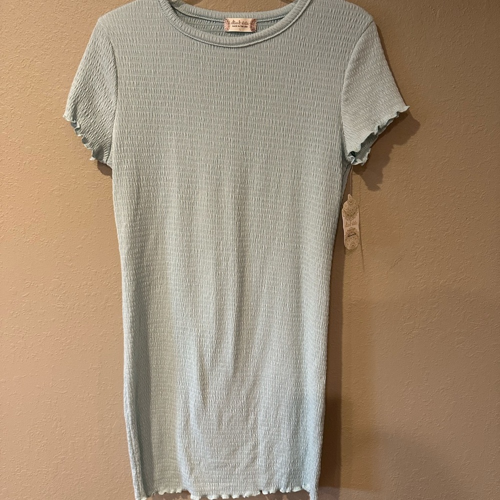 Altar'd State Light Blue Mini Dress